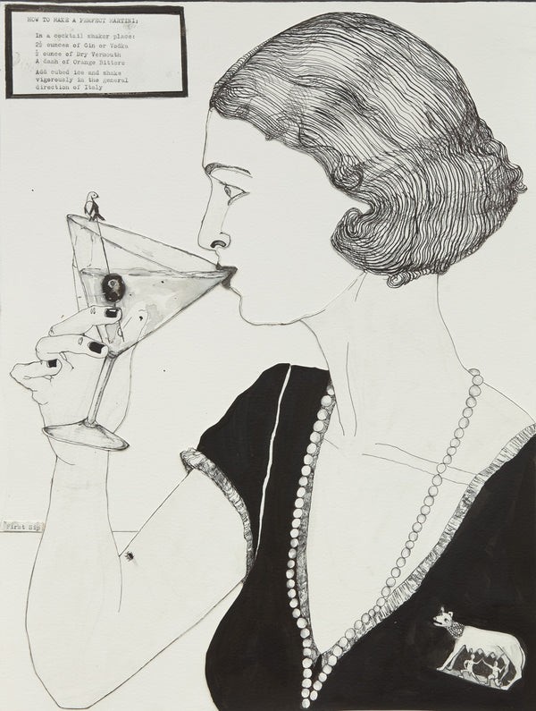 The First and Last Sip (Diptych)