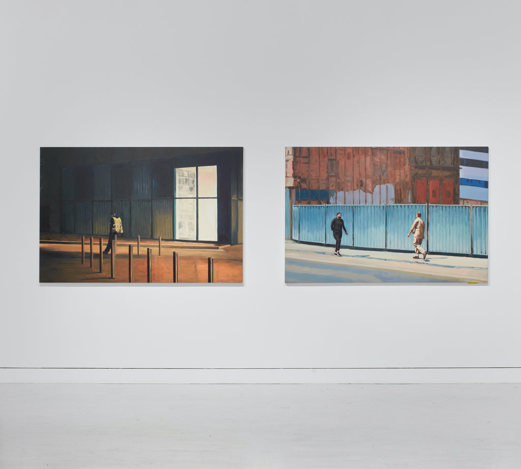 Passers by Thomas Cameron | Collect paintings from contemporary artists ...