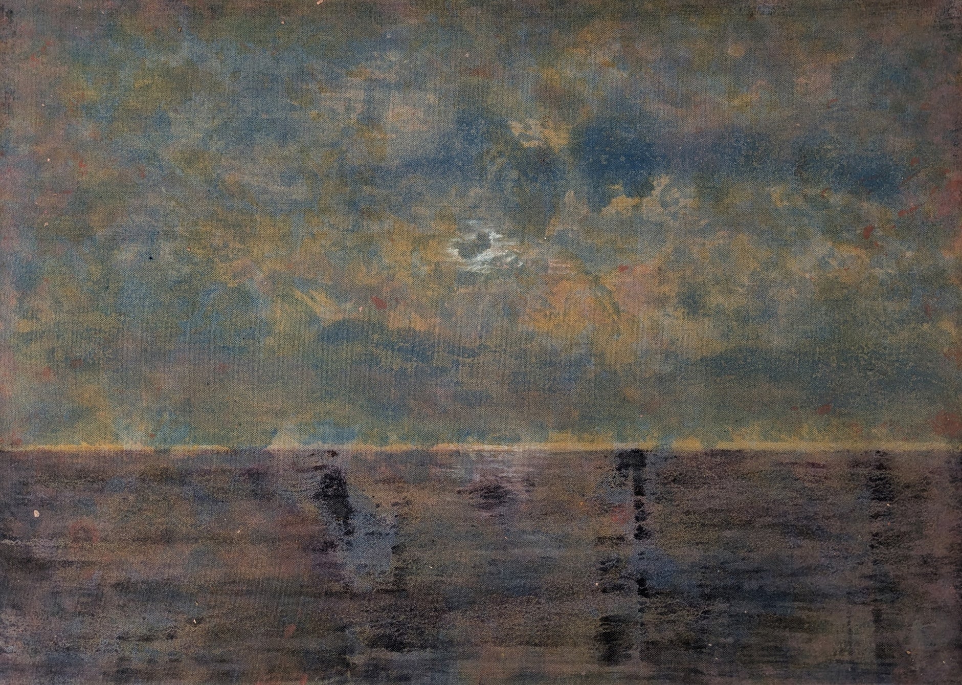 Moonbathing Moonbathing by Lara Davies | Collect paintings from contemporary ...