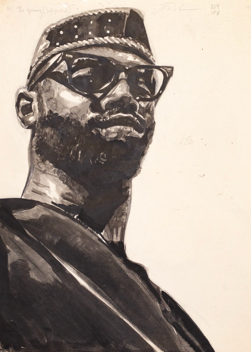 The Opening (Self-portrait)