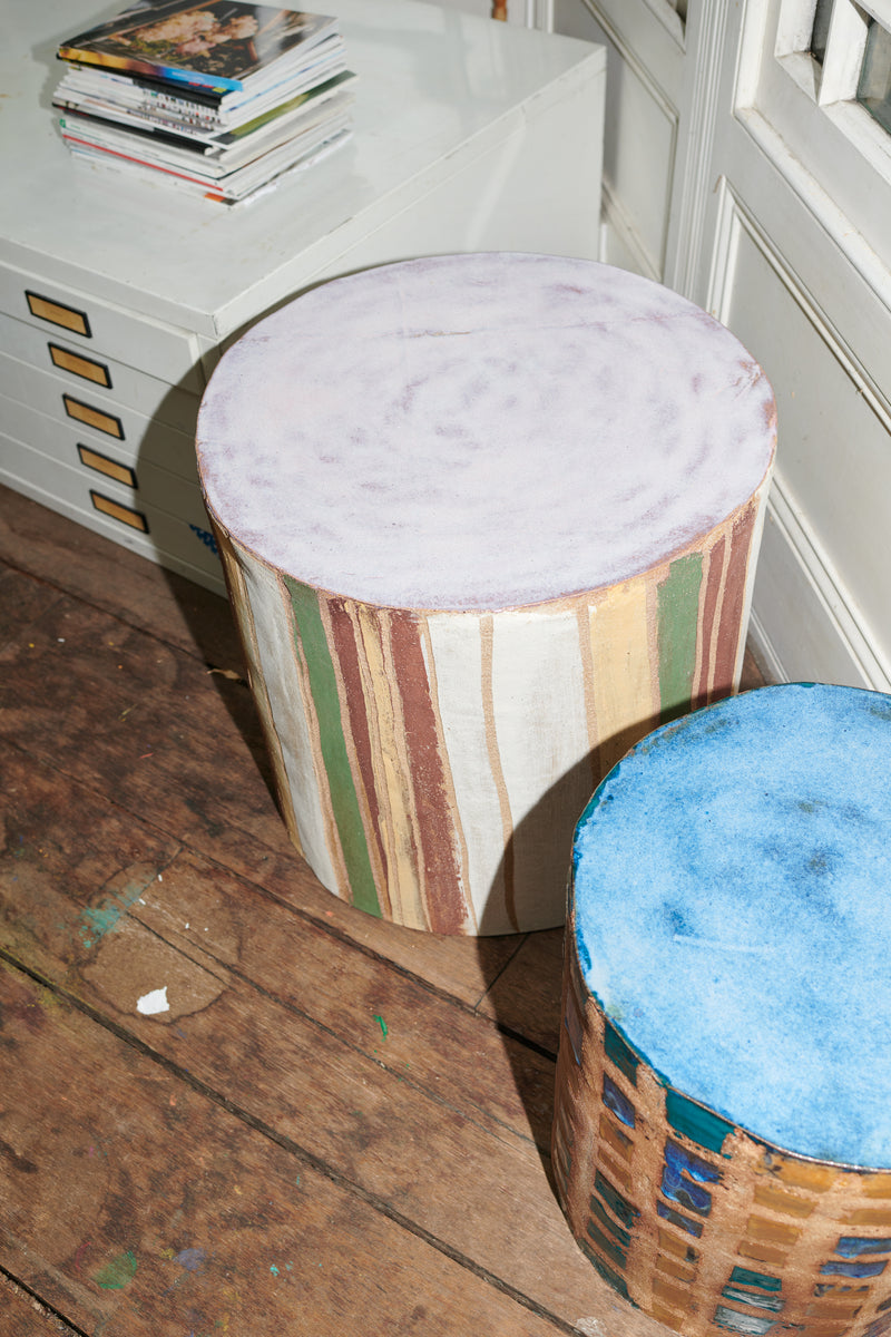 Stool for two (with pink)