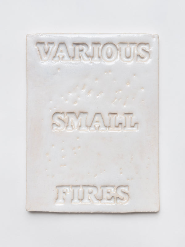 Cover Version (Various Small Fires — white)