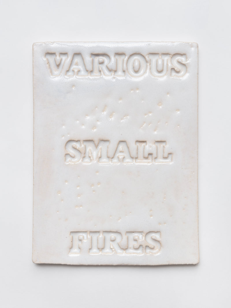Cover Version (Various Small Fires — white)